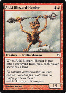 Magic The Gathering: Betrayers of Kamigawa EN: #91 Akki Blizzard-Herder