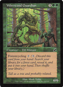 Magic The Gathering: Scourge EN: #132 Wirewood Guardian