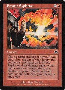 Magic The Gathering: Onslaught EN: #201 Erratic Explosion