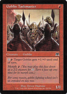 Magic The Gathering: Onslaught EN: #210 Goblin Taskmaster