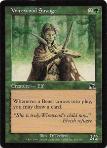 Magic The Gathering: Onslaught EN: #304 Wirewood Savage