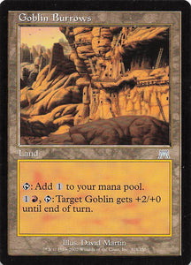 Magic The Gathering: Onslaught EN: #318 Goblin Burrows