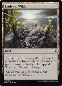 Magic The Gathering: Battle of Zendikar EN: #236 Evolving Wilds