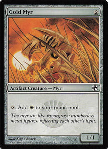 Magic The Gathering: Scars of Mirrodin EN: #157 Gold Myr