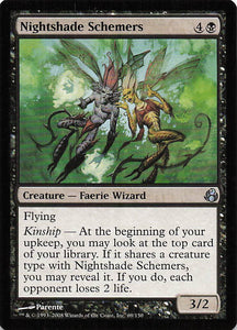 Magic The Gathering: Morningtide EN: #69 Nightshade Schemers