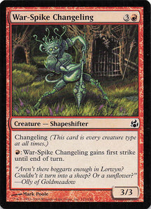 Magic The Gathering: Morningtide EN: #112 War-Spike Changeling