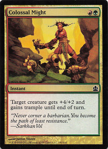 Magic The Gathering: Commander EN: #190 Colossal Might