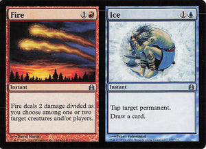 Magic The Gathering: Commander EN: #198 Fire // Ice