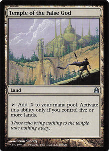Magic The Gathering: Commander EN: #290 Temple of the False God