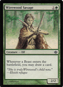 Magic The Gathering: Duel Decks: Garruk vs. Liliana EN: #6 Wirewood Savage