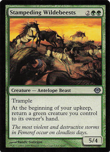 Magic The Gathering: Duel Decks: Garruk vs. Liliana EN: #9 Stampeding Wildebeests