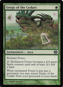 Magic The Gathering: Duel Decks: Garruk vs. Liliana EN: #13 Genju of the Cedars