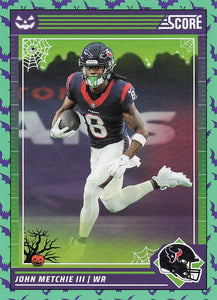 2024 Score Football Rising Stars Green Bats John Metchie III #114