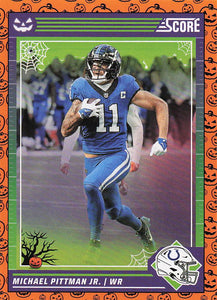 2024 Score Football Rising Stars Orange Pumpkins Michael Pittman Jr. #121