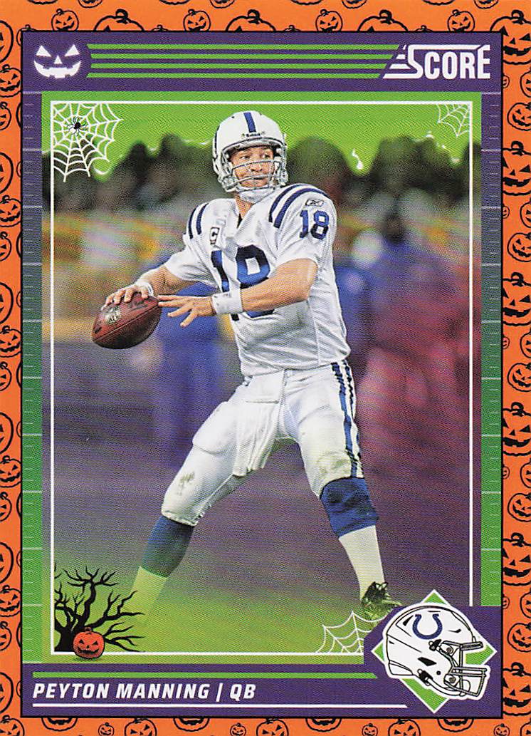 2024 Score Football Rising Stars Orange Pumpkins Peyton Manning #124