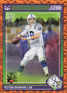 2024 Score Football Rising Stars Orange Pumpkins Peyton Manning #124