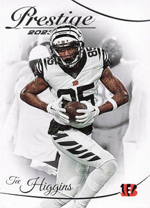 2023 Prestige Football Tee Higgins #65