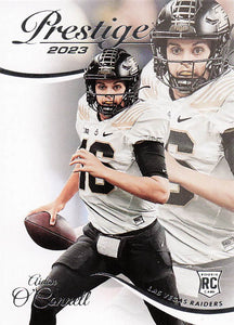 2023 Prestige Football Aidan O'Connell #301 RC