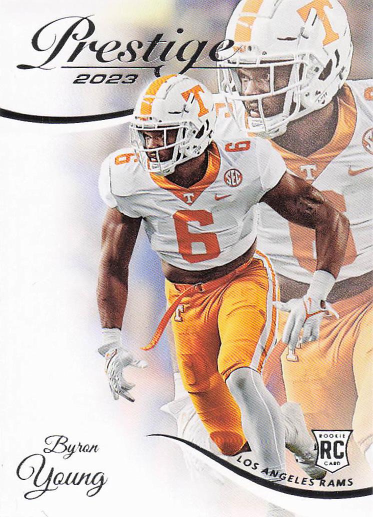 2023 Prestige Football Byron Young (LB) #313 RC