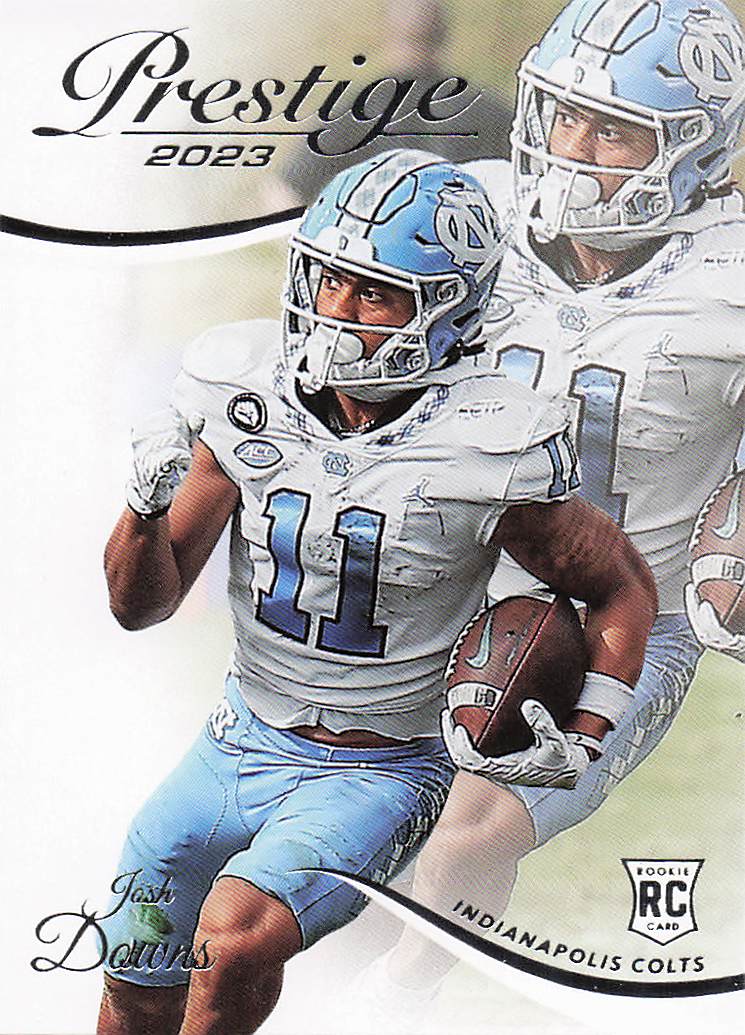 2023 Prestige Football Josh Downs #353 RC