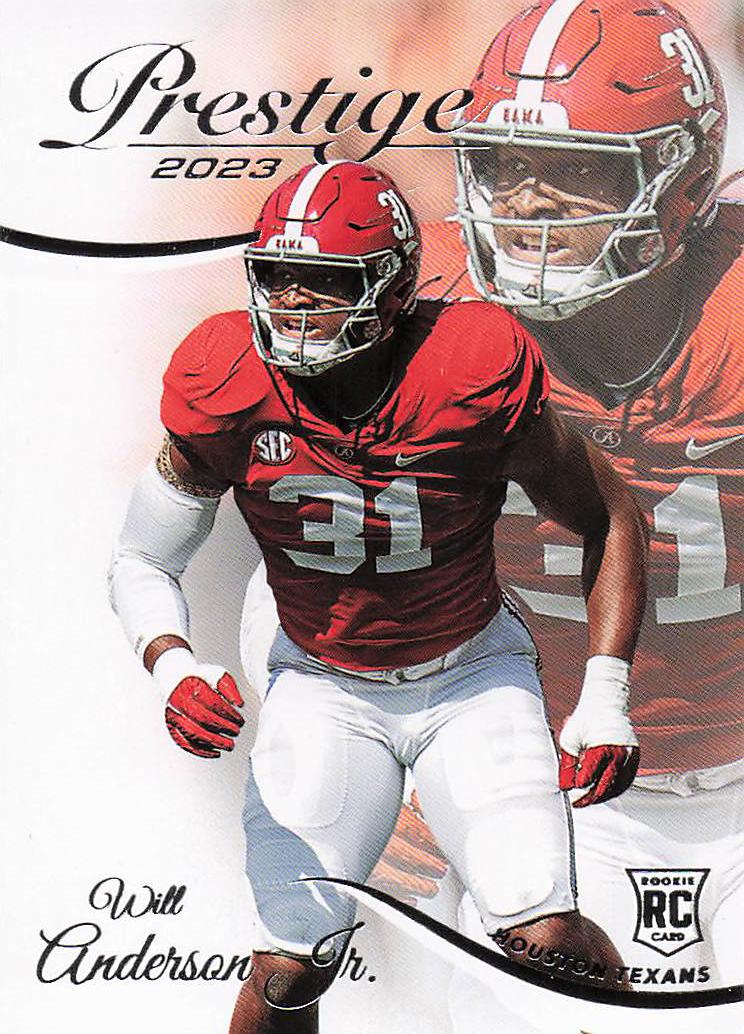 2023 Prestige Football Will Anderson Jr. #387 RC