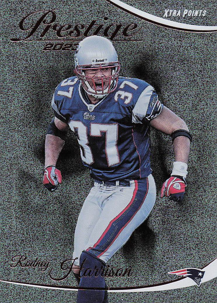 2023 Prestige Football Xtra Points Dots Rodney Harrison #202