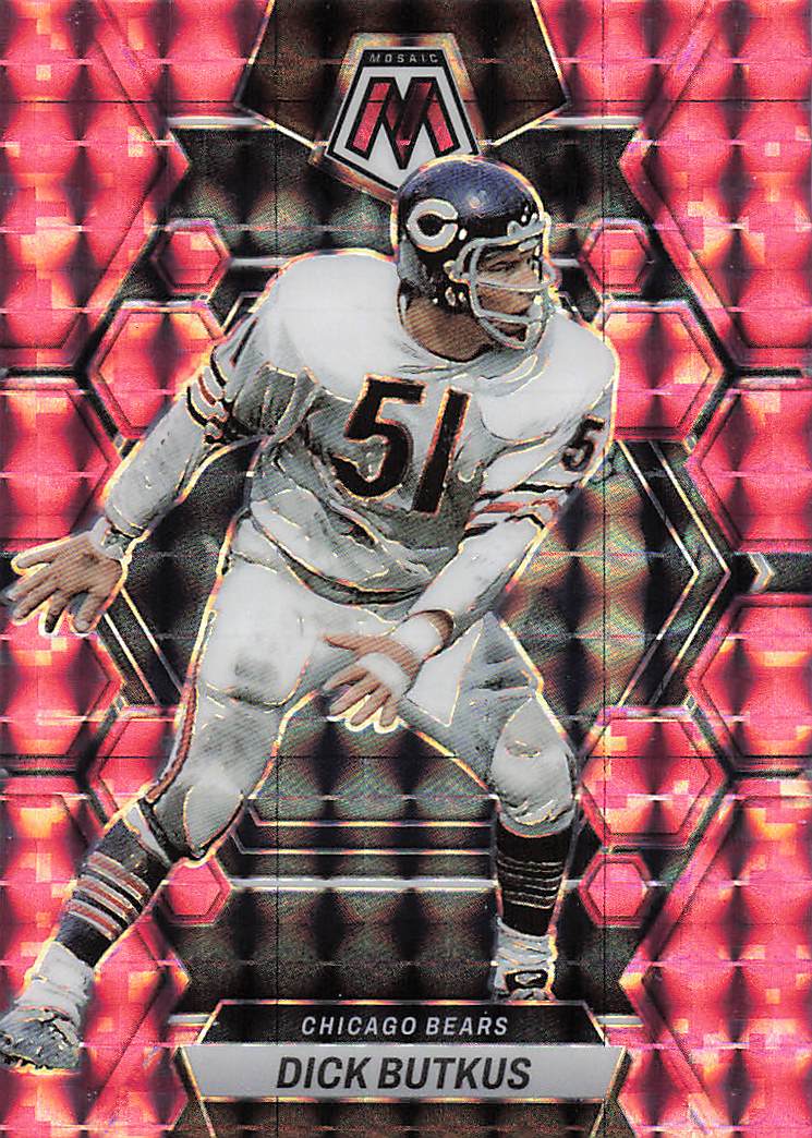 2023 Mosaic Football Camo Pink Mosaic Dick Butkus #37