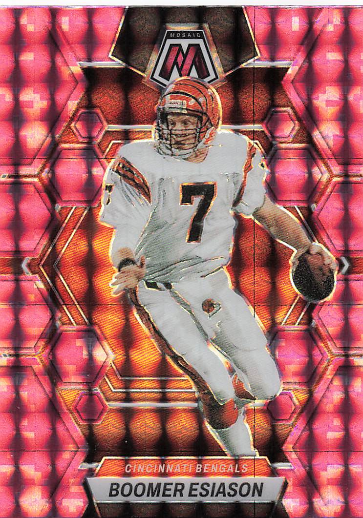 2023 Mosaic Football Camo Pink Mosaic Boomer Esiason #46