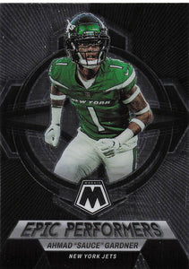 2023 Mosaic Football Epic Performers Ahmad Sauce Gardner #EP-AS