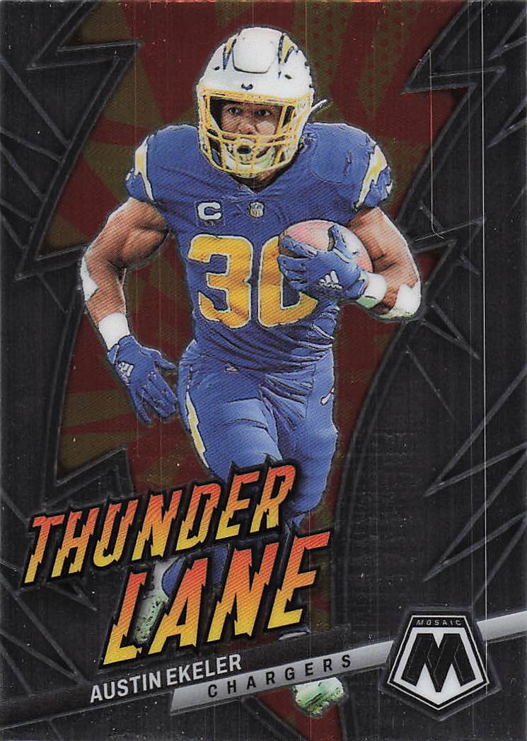 2023 Mosaic Football Thunder Lane Austin Keller #TL-AE