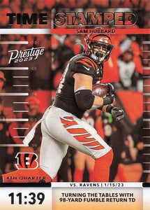 2023 Prestige Football Time Stamped Sam Hubbard #TS-8
