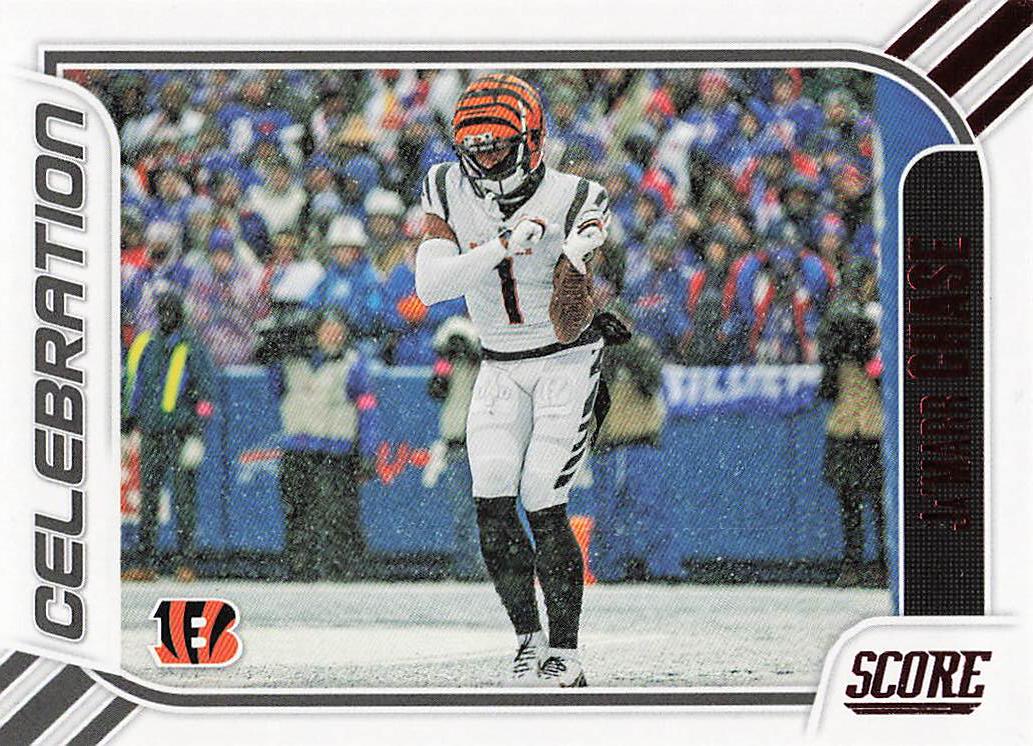 2023 Score Football Celebration Red Ja'Marr Chase #12