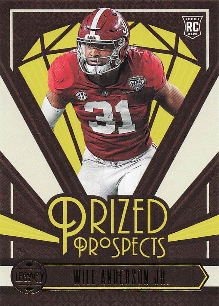 2023 Legacy Football Prized Prospects Will Anderson Jr. #PP-23 RC