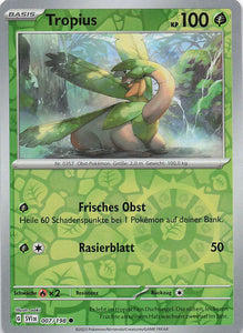 Pokemon Karmesin und Purpur #007 Reverse Holo Tropius