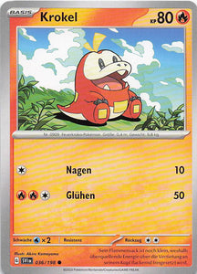 Pokemon Karmesin und Purpur #036 Krokel