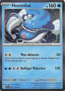 Pokemon Karmesin und Purpur #061 Holo Heerashai