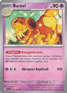 Pokemon Karmesin und Purpur #099 Backel