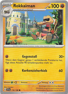 Pokemon Karmesin und Purpur #116 Rokkaiman