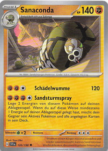 Pokemon Karmesin und Purpur #120 Sanaconda