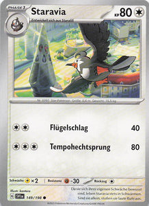 Pokemon Karmesin und Purpur #149 Staravia