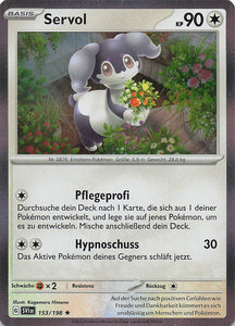 Pokemon Karmesin und Purpur #153 Holo Servol