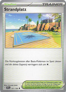 Pokemon Karmesin und Purpur #167 Strandplatz