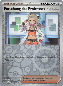 Pokemon Karmesin und Purpur #189 Reverse Holo Forschung des Professors