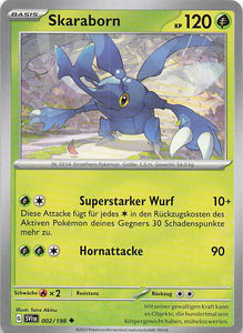Pokemon Karmesin und Purpur #002 Skaraborn