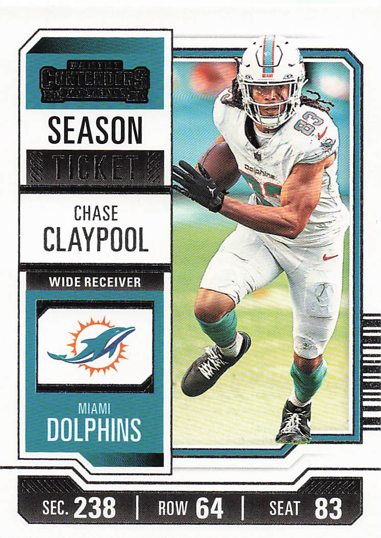 2023 Panini Contenders Retail Season Ticket Chase Claypool #17