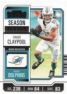 2023 Panini Contenders Retail Season Ticket Chase Claypool #17