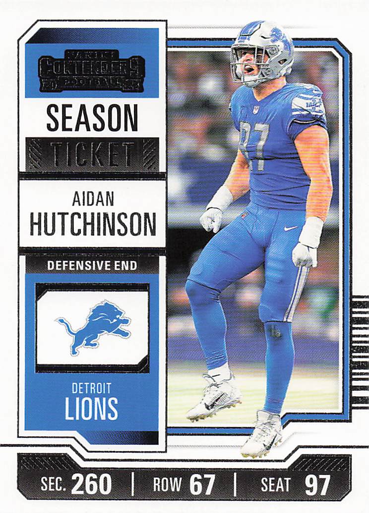 2023 Panini Contenders Retail Season Ticket Aidan Hutchinson #33