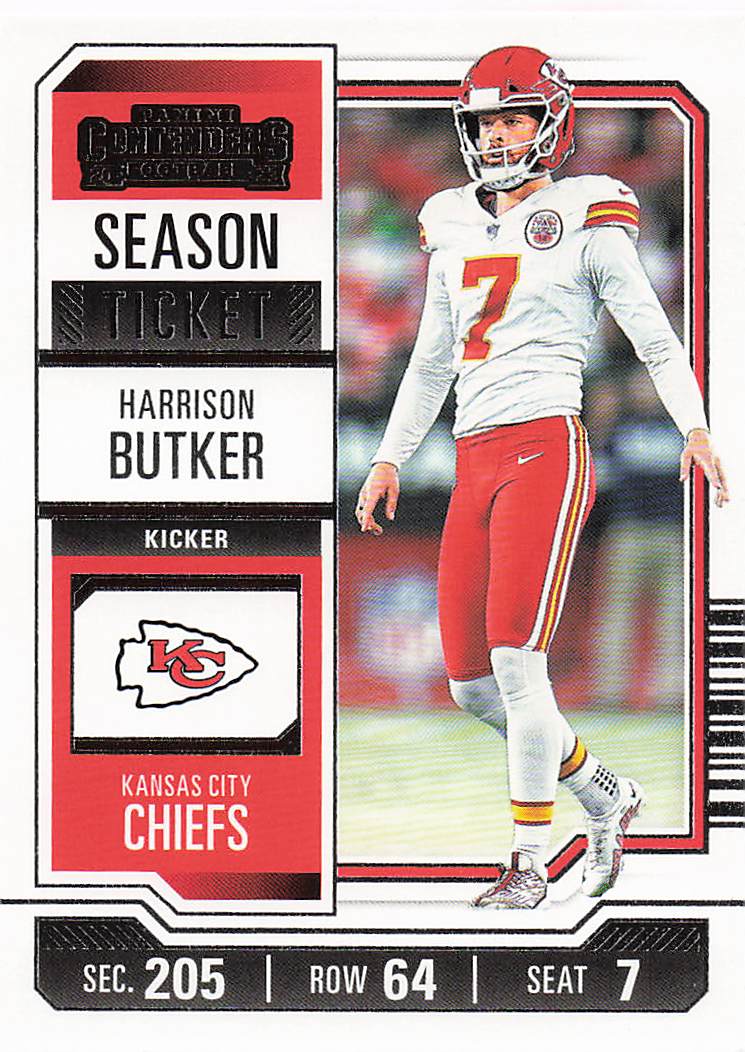2023 Panini Contenders Retail Season Ticket Harrison Butker #49