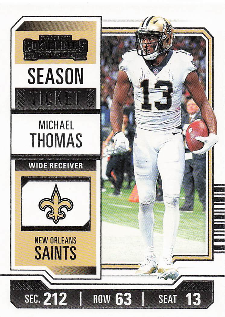 2023 Panini Contenders Retail Season Ticket Michael Thomas #74