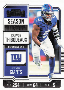 2023 Panini Contenders Retail Season Ticket Kayvon Thibodeaux #76